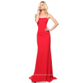 Fitted Jersey Evening Gown with Liquid Beaded Back Bands